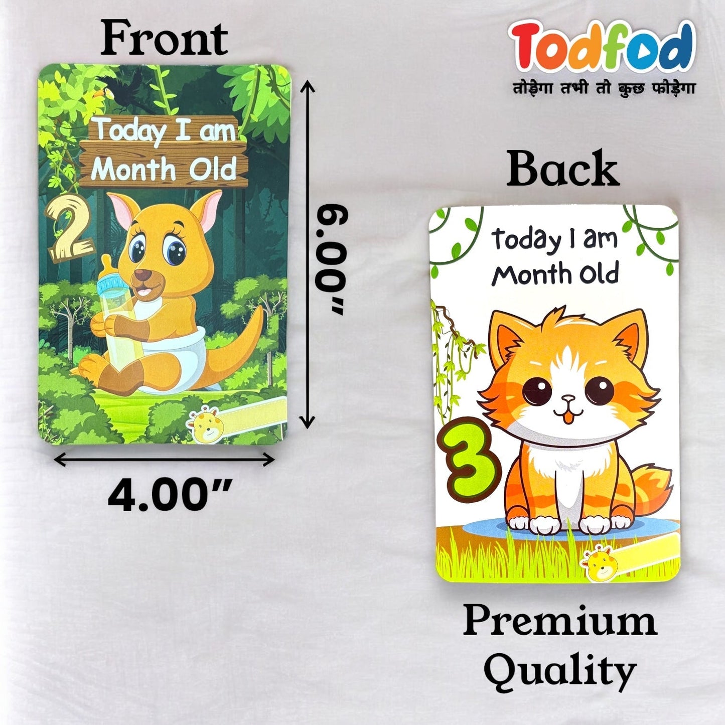 Newborn Baby Milestone Cards