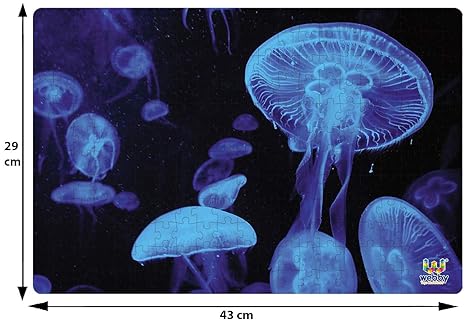 Webby Kids Illuminated Jellyfishes Jigsaw Puzzle 252 Pieces