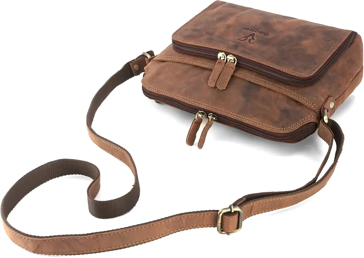 Goatter Genuine Leather Casual Sling Bag for Girls and Women