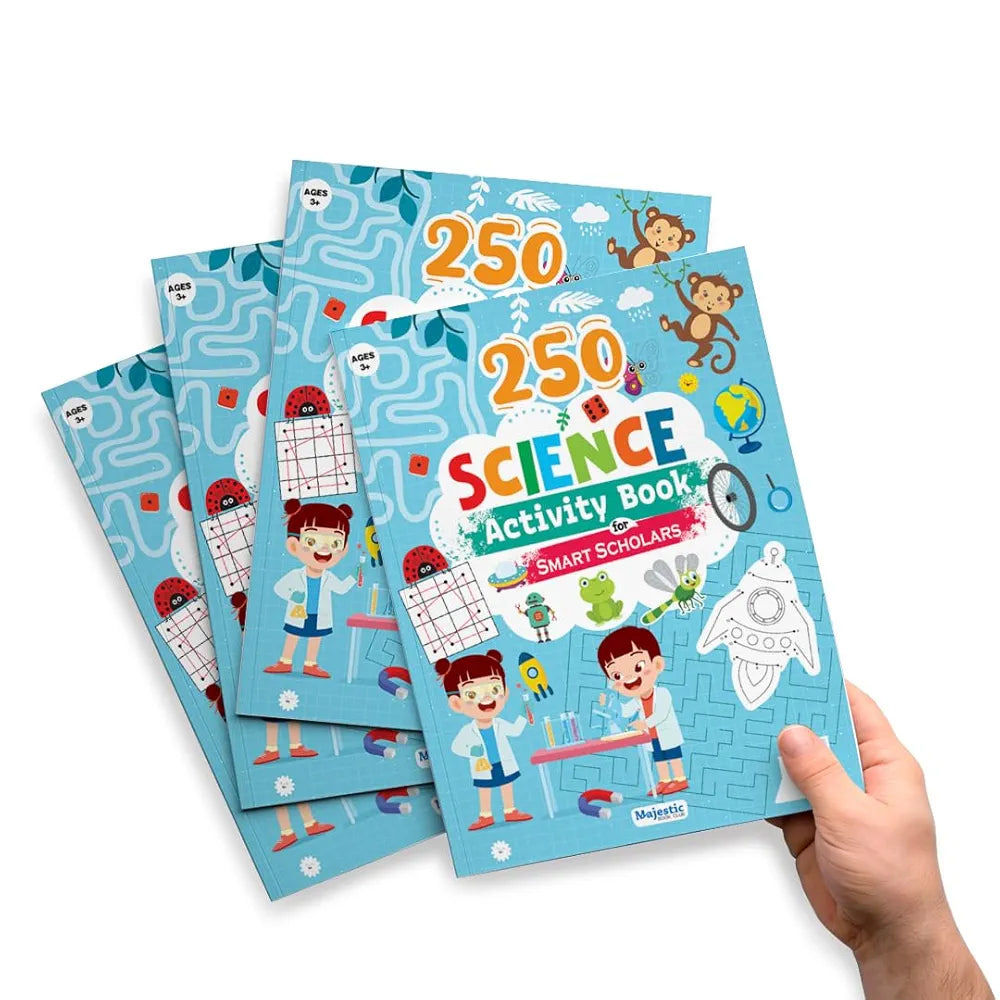 Science Activity Book for kids Age 3+ | 250 Engaging Activities | Fun Activity Book for Children | The Book Tree Books