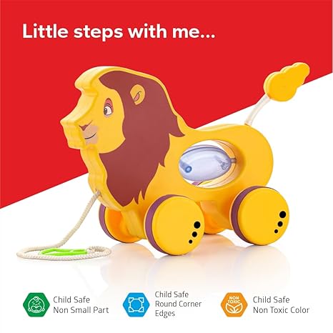 Zudo Pull Along Toddler Toy Pull Along Toy with Attractive Design Developmental Toy