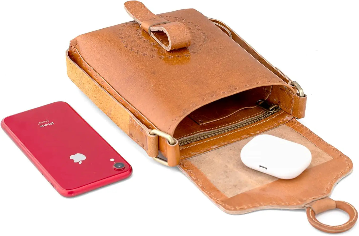 Goatter Genuine Leather Handmade Girls And Women’s Small Cross Body Sling Bag For Daily Use