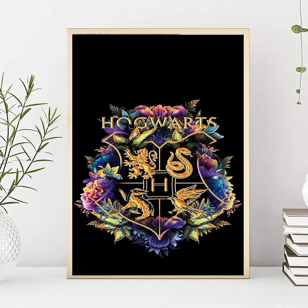 TREXEE Diamond Painting Kit Harry Potter Diamond Painting Rhinestone Embroidery Pictures Diamond Painting for Adults & Kids for Art Wall Decor Gift for Kids and Adults