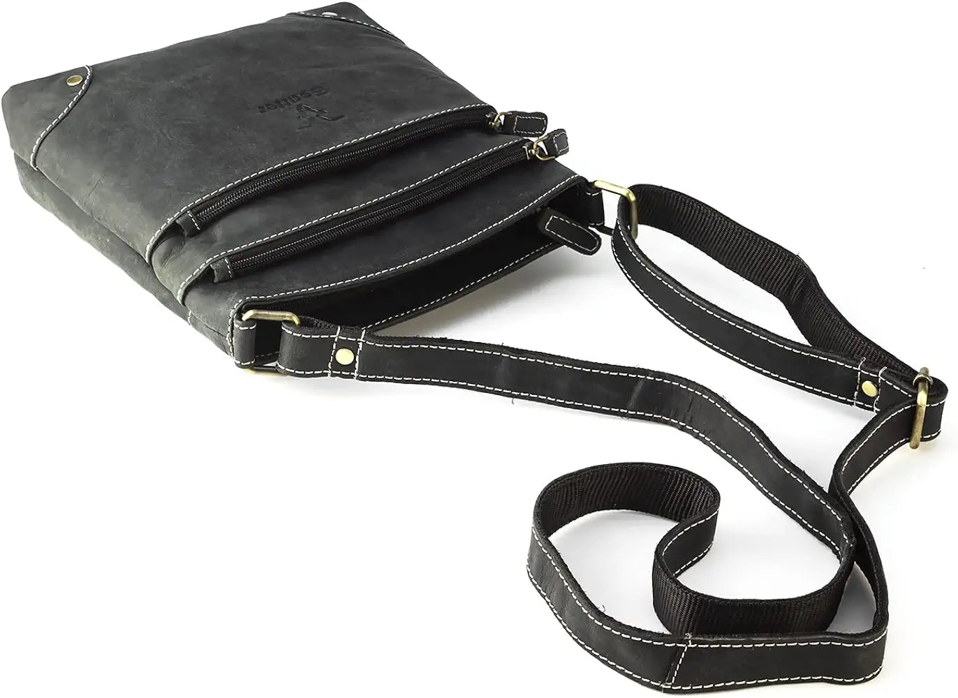Goatter Genuine Leather 9.5" Inch Sling Cross-BodyBag for Girls And Women,