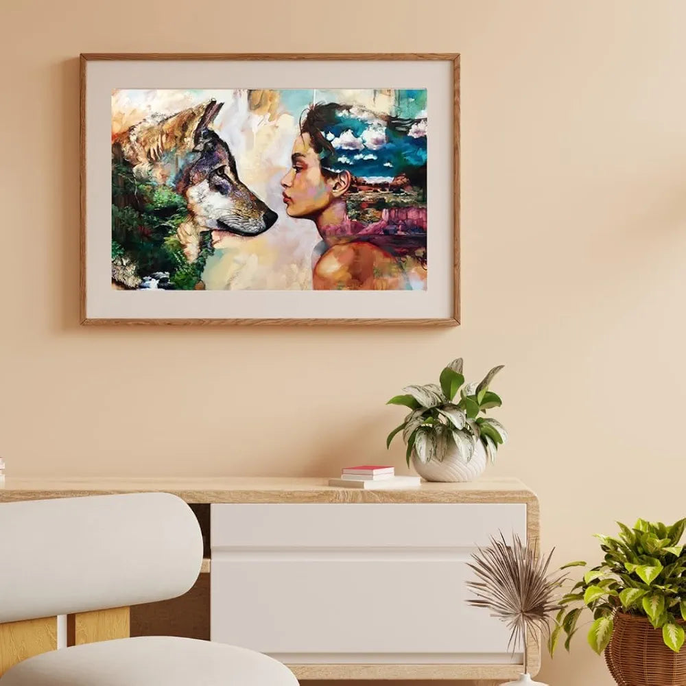 TULIP N TURTLE Fox DIY 5D Diamond Painting by Number Kits Round Dril Diamond Painting Kit Cross Stitch Pictures Arts Craft