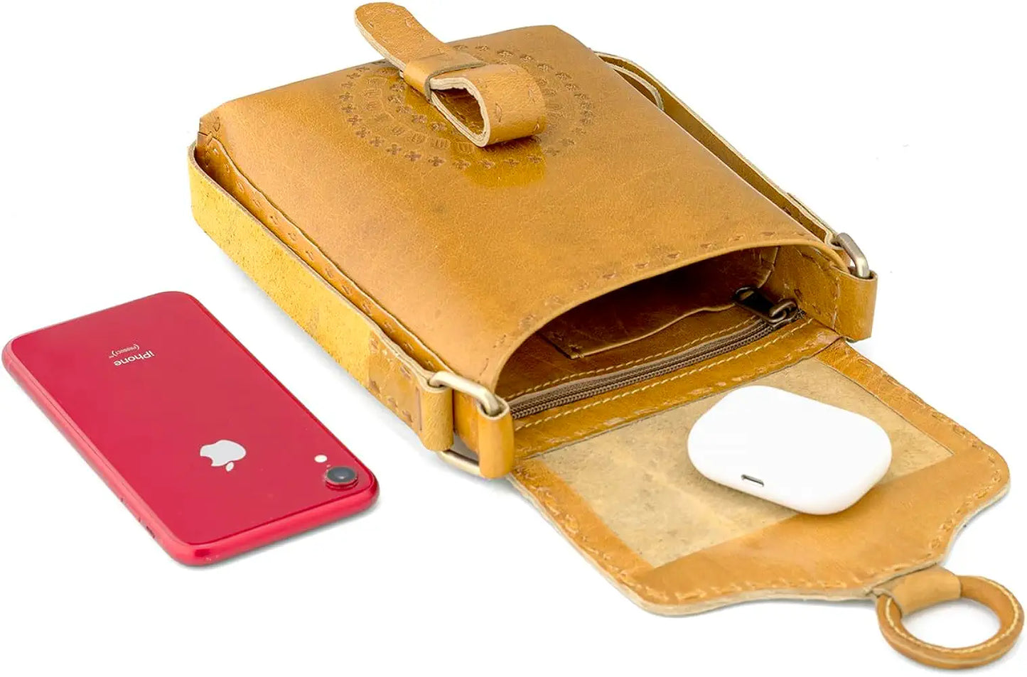 Goatter Genuine Leather Handmade Girls And Women’s Small Cross Body Sling Bag For Daily Use