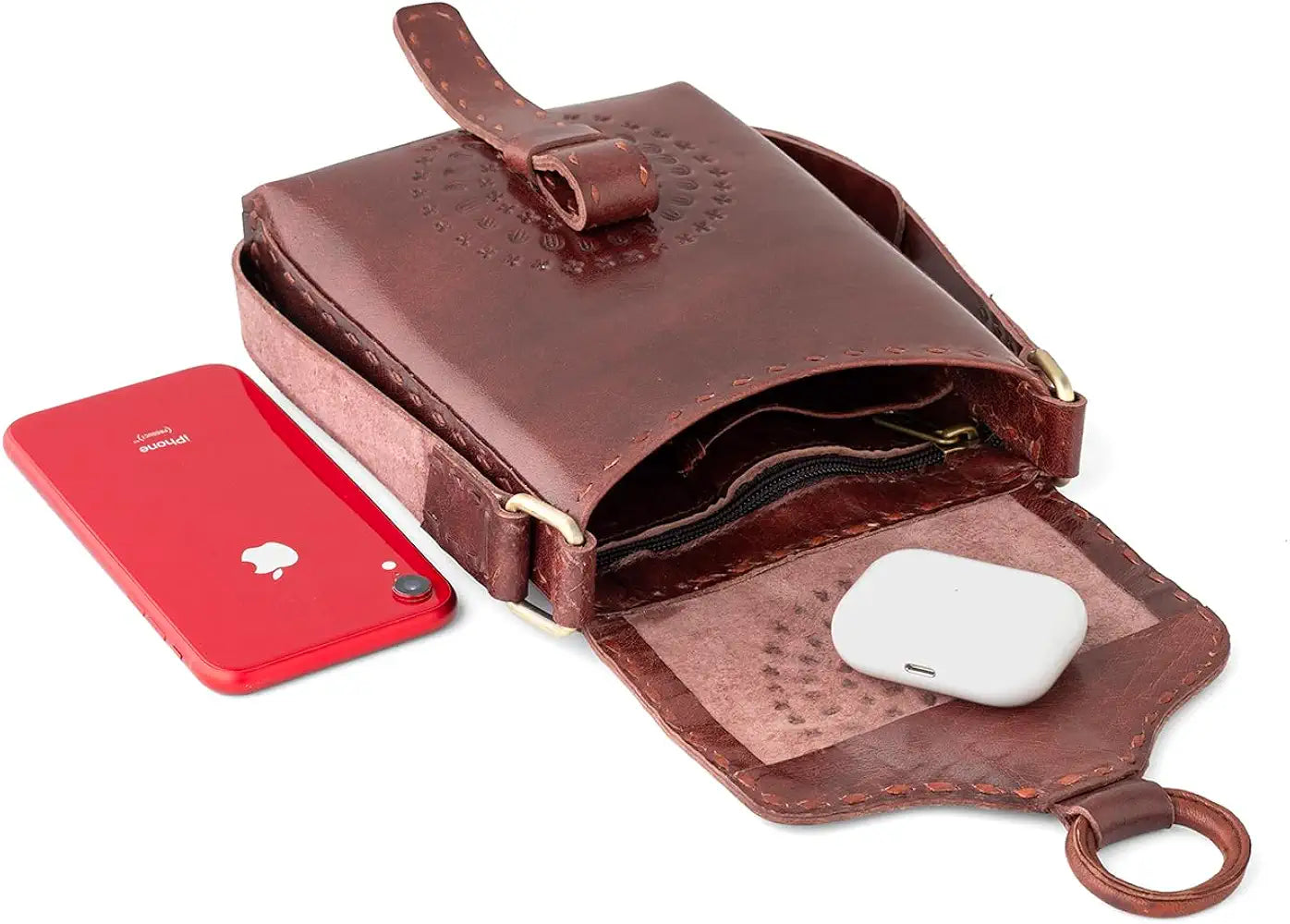 Goatter Genuine Leather Handmade Girls And Women’s Small Cross Body Sling Bag For Daily Use