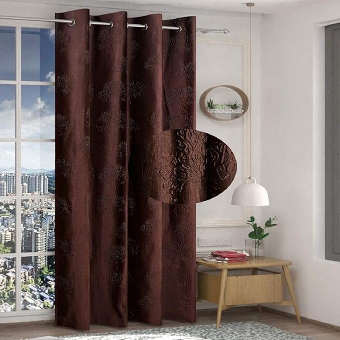 Fresh From Loom Window Floral Room Darkening Curtains 5 Feet Long