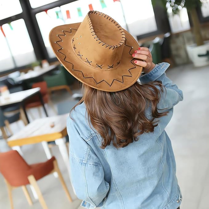 Wanna Party Brown Cowboy Hat