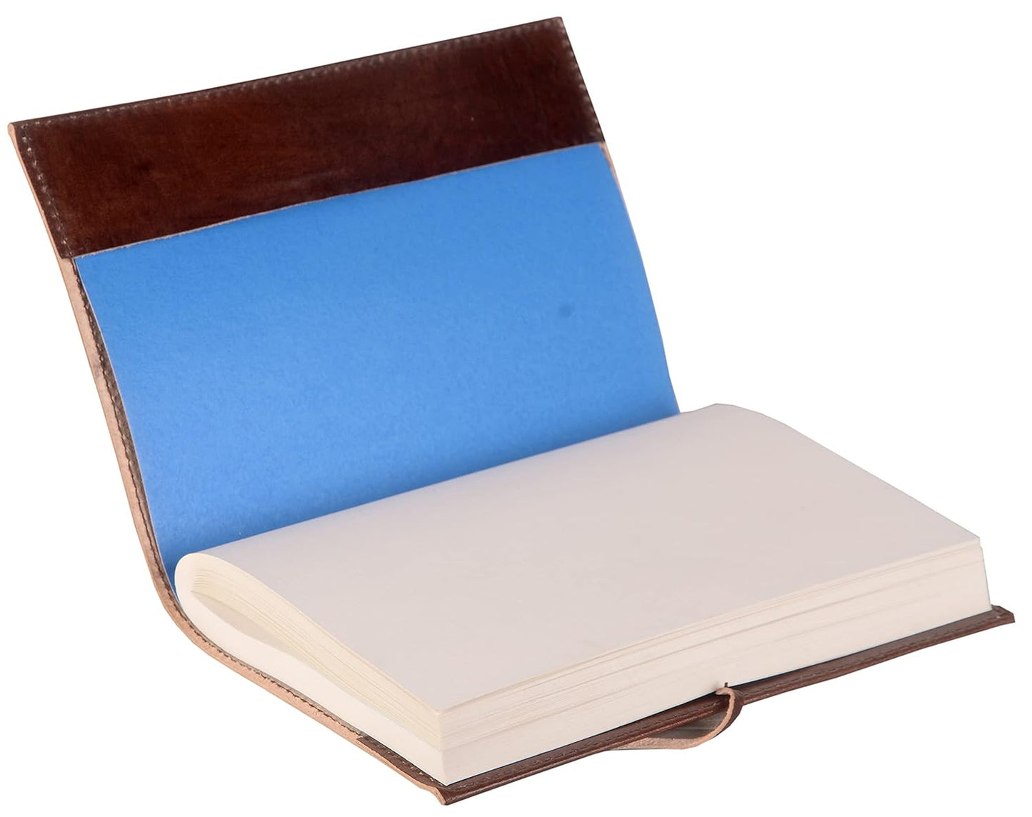 CraftShades – Refillable Leather Diary – Feather with Birds, Leaf of Tree Embossed with Quote 125 GSM Plain 200 Papers Notepad for Men and Women – Size 6 x 8.5 Inch (Tree Embossed)