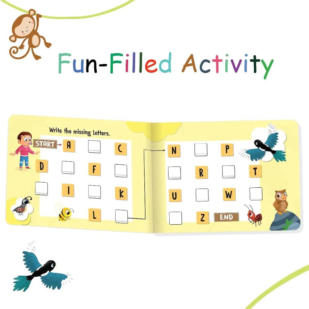 The Book Tree Picturepedia of Alphabet I Board Book for Kids Age 2+ I Bright & Colourful Pictures I Easy-to-Read Word Labels I Builds Vocabulary I Early Learning Picture Books for Children by Majestic Book Club