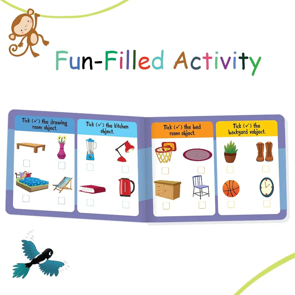 The Book Tree Picturepedia of My Home I Board Book for Kids Age 2+ I Bright & Colourful Pictures I Easy-to-Read Word Labels I Builds Vocabulary I Early Learning Picture Books for Children by Majestic Book Club