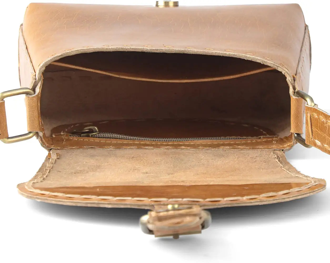 Goatter Genuine Leather Crossbody Sling Bag For Women's