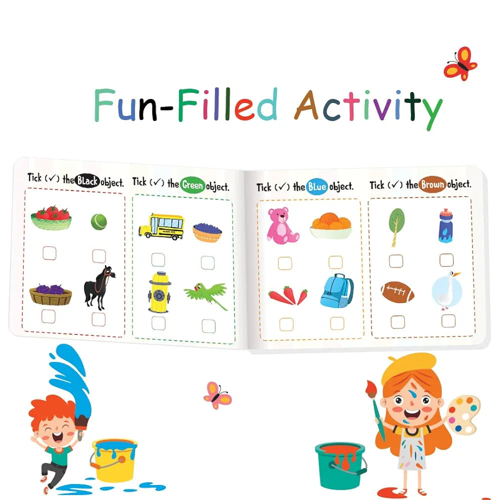 The Book Tree Picturepedia of Colours I Board Book for Kids Age 2+ I Bright & Colourful Pictures I Easy-to-Read Word Labels I Builds Vocabulary I Early Learning Picture Books for Children by Majestic Book Club