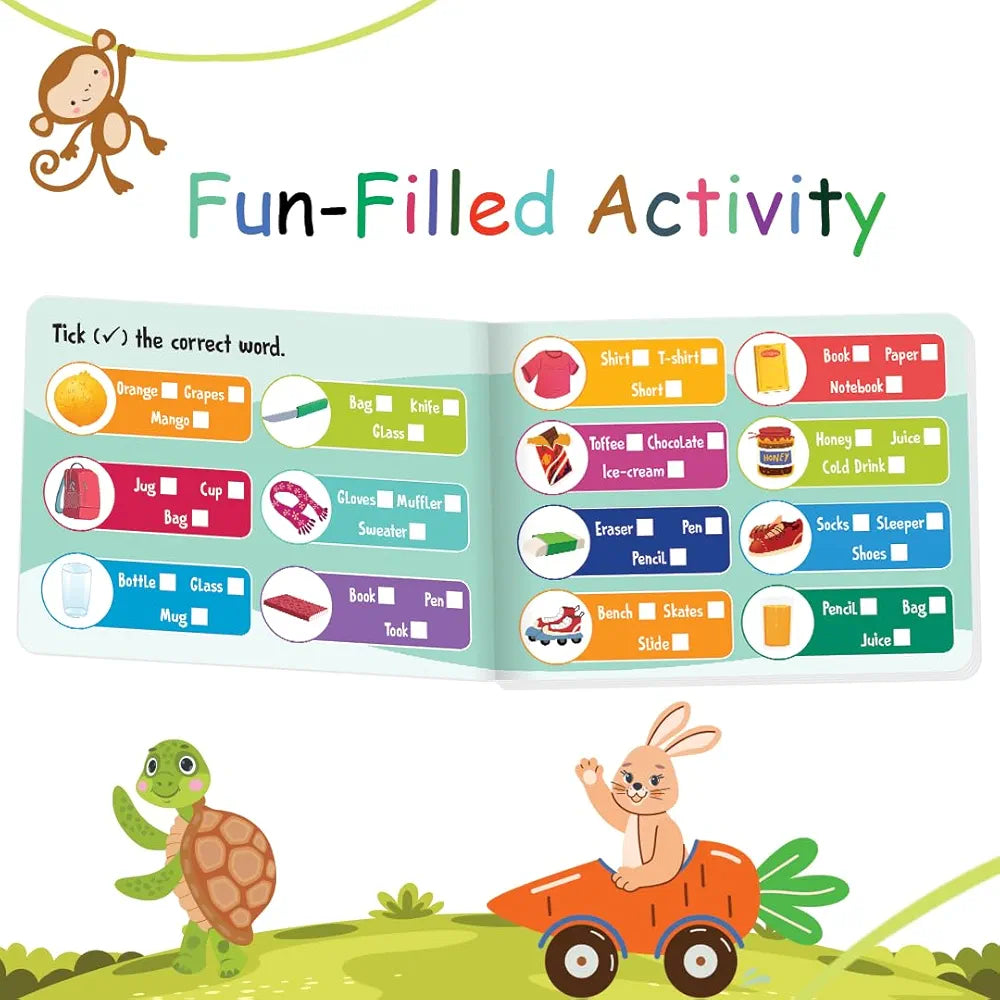 The Book Tree Picturepedia of My First Words I Board Book for Kids Age 2+ I Bright & Colourful Pictures I Easy-to-Read Word Labels I Builds Vocabulary I Early Learning Picture Books for Children by Majestic Book Club