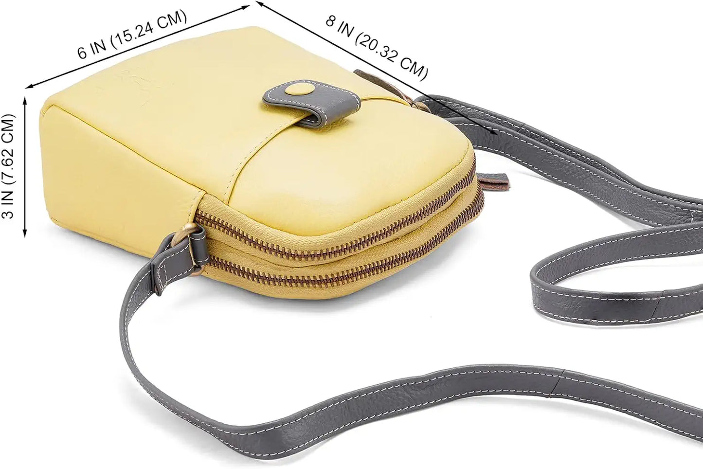 Goatter Genuine Leather Small Sling Cross-Body Bag For Girls And Women's