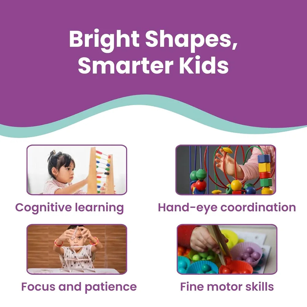 Tantrums Cobbler Bench 6 Pegs with Hammer to Build Hand Eye Concentration Motor Skills Cause and Effect - Kids
