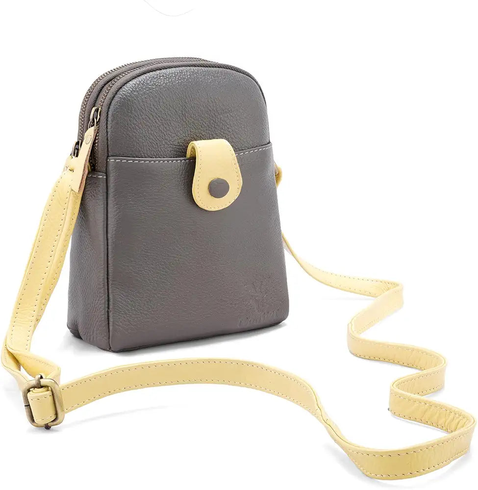 Goatter Genuine Leather Small Sling Cross-Body Bag For Girls And Women's