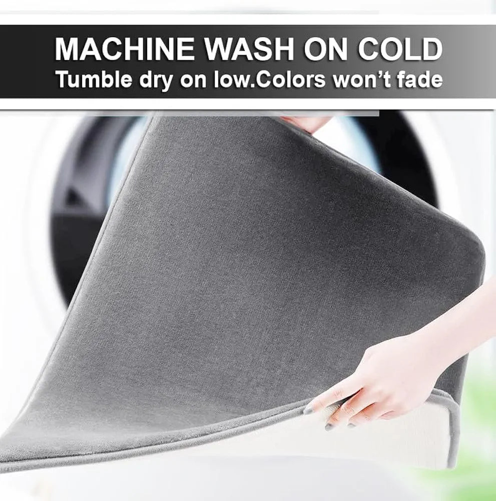 BSB Home All Purpose Non Slip Anti-Skid Memory Foam Door Mat Kitchen Runner Super Absorbent Quick Dry Water soak