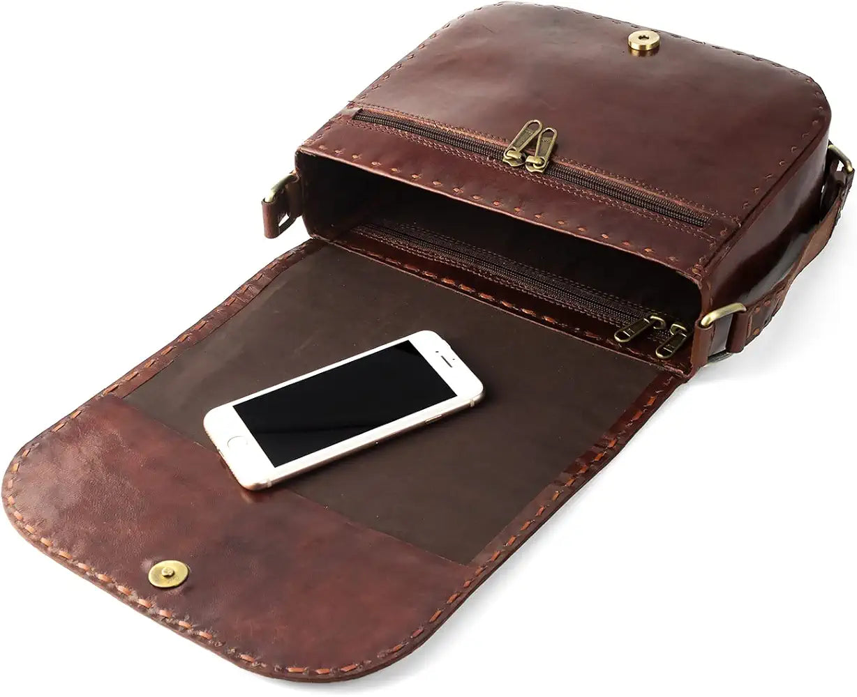 Goatter Women's Genuine Leather Cross-Body Sling Bag