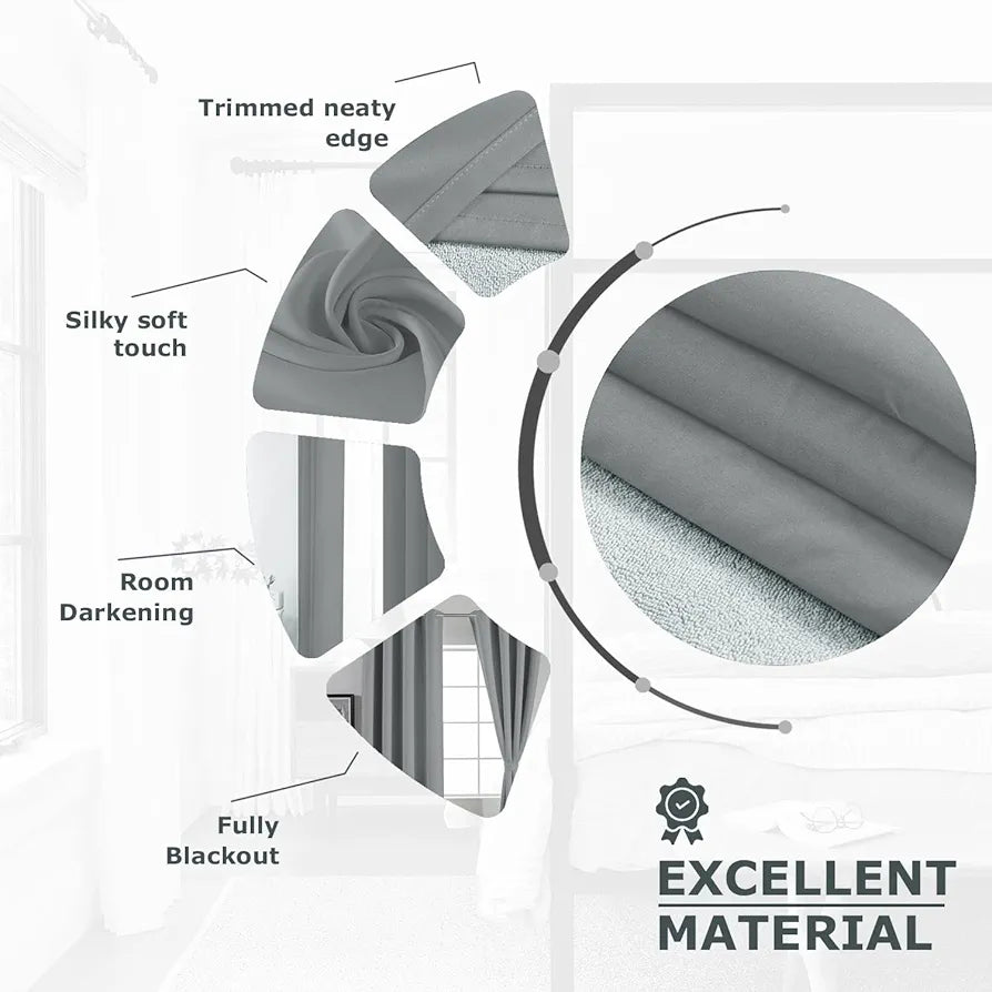 Divine Casa Velvet Blackout Window Curtain 5 Feet Premium Thermal Insulated & Noise Reducing Room Darkening Panel for Bedroom Colour Olive (Pack of 1)