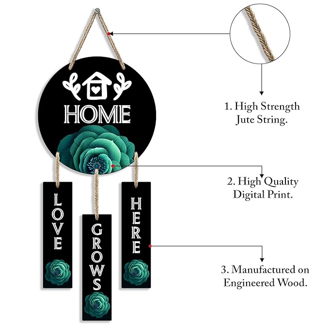 Sehaz Artworks Home Decor Items for Living Room Wooden Wall Hangings for Home Decoration Items Stylish
