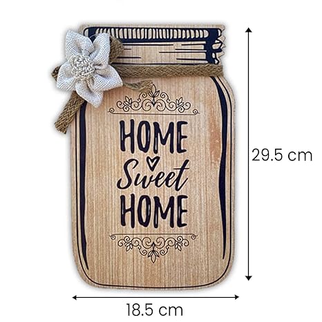 Sehaz Artworks Wooden Jar Wall Hangings Home Décor Items Home Decoration Items - Jar-0003