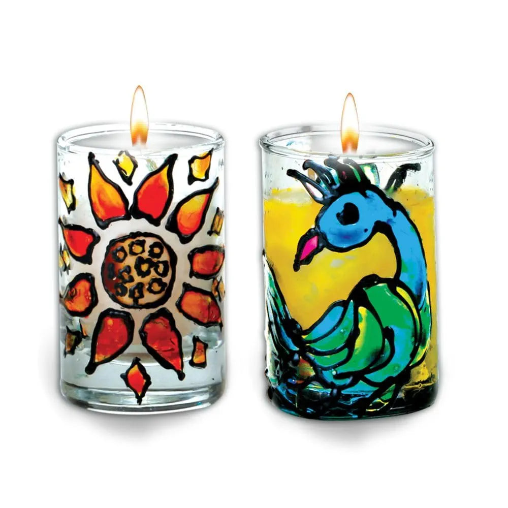 TOYKRAFTT Glass Painting Candle Making Kit for Kids, DIY Kit for Kids, Art & Craft Kit for Kids Age 8 to 12 Christmas Gift for Girls Boys