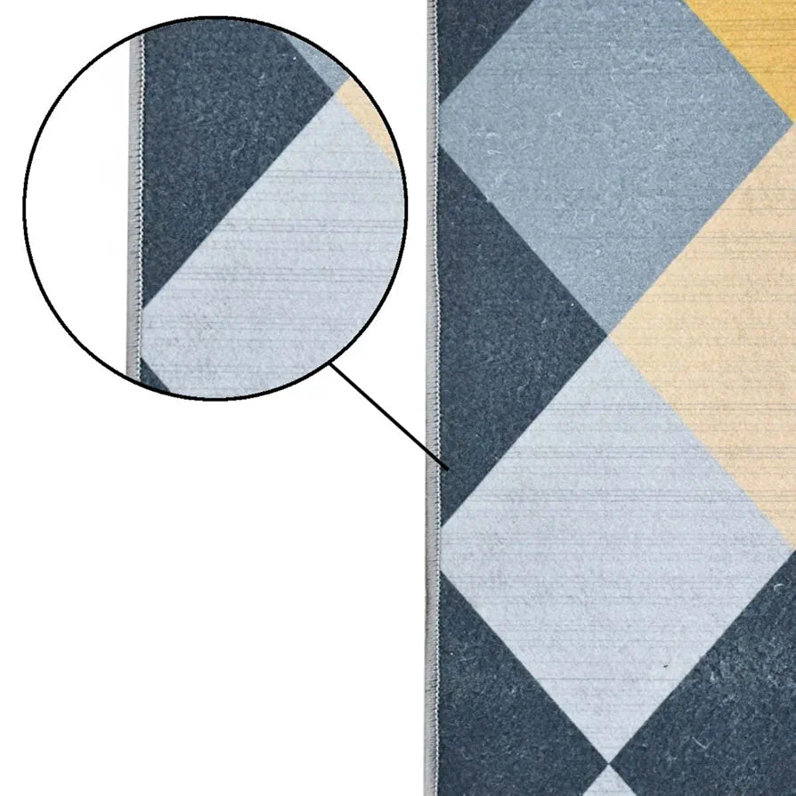 Ishro Home Kitchen Mats For Floor Anti Slip Waterproof Set Of 2 Pcs Colour Shiny Stars