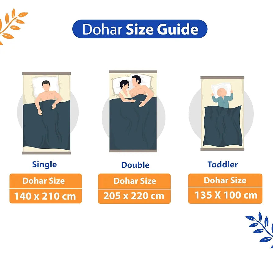 Divine Casa 120 GSM Microfiber Single Dohar Soft & Lightweight Throw Blanket Tessellate Pattern Colour Blue-Red & Orange