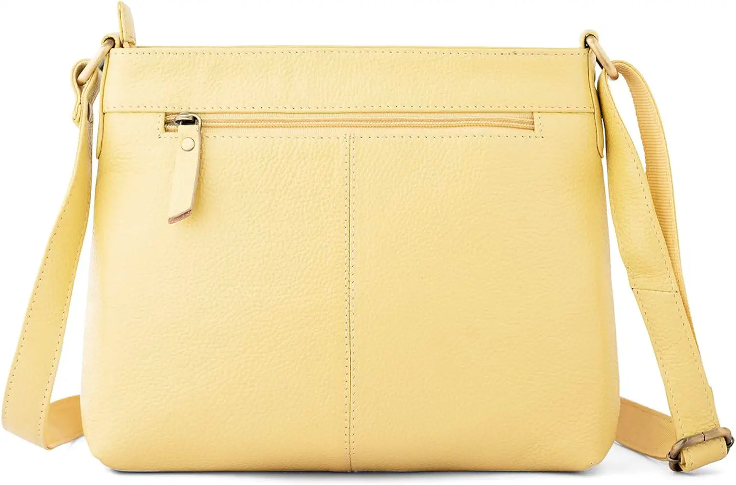 Goatter Genuine Soft Leather Multi Pocket 10" Inch Sling Cross-BodyBag for Girls And Women,