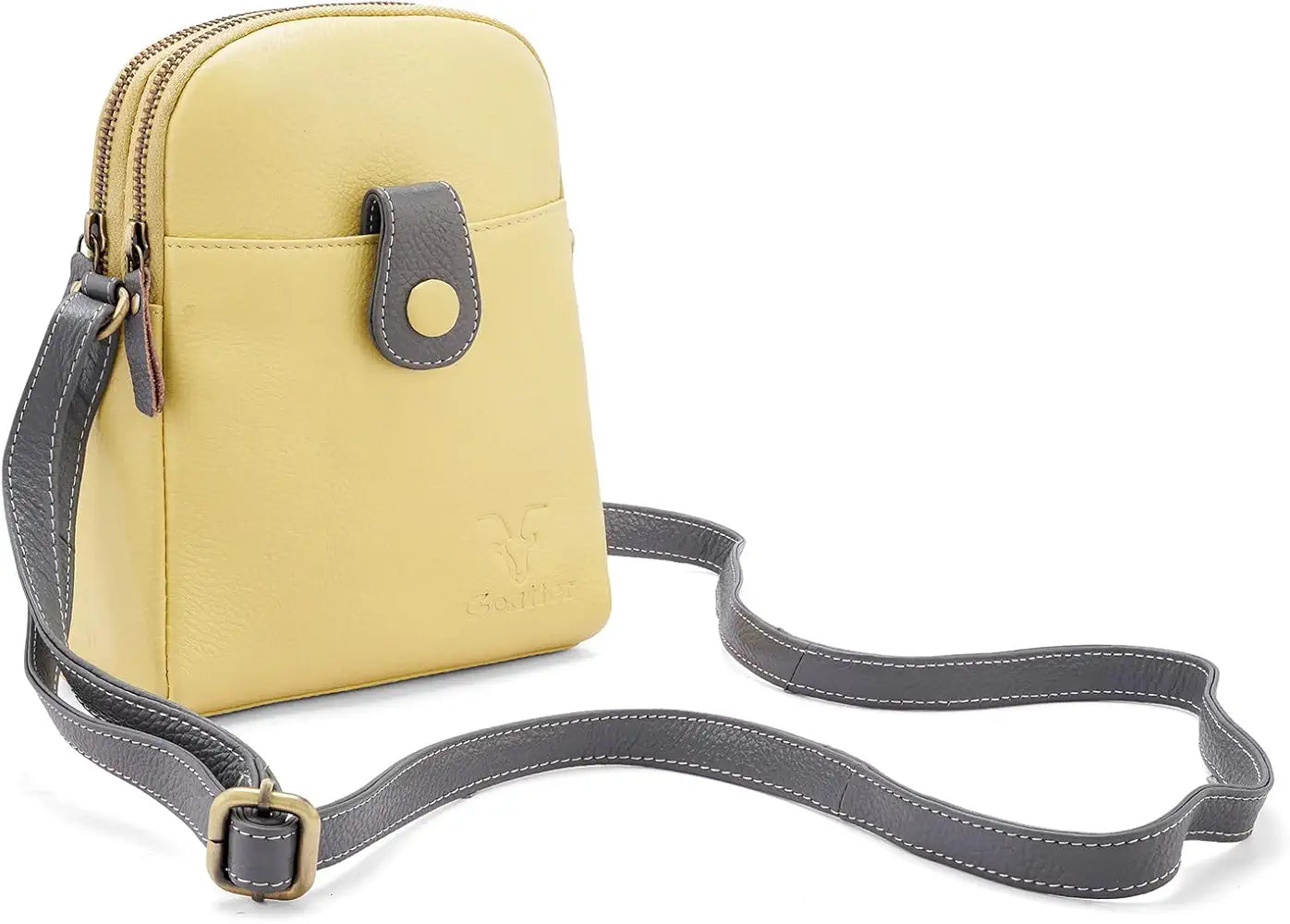Goatter Genuine Leather Small Sling Cross-Body Bag For Girls And Women's