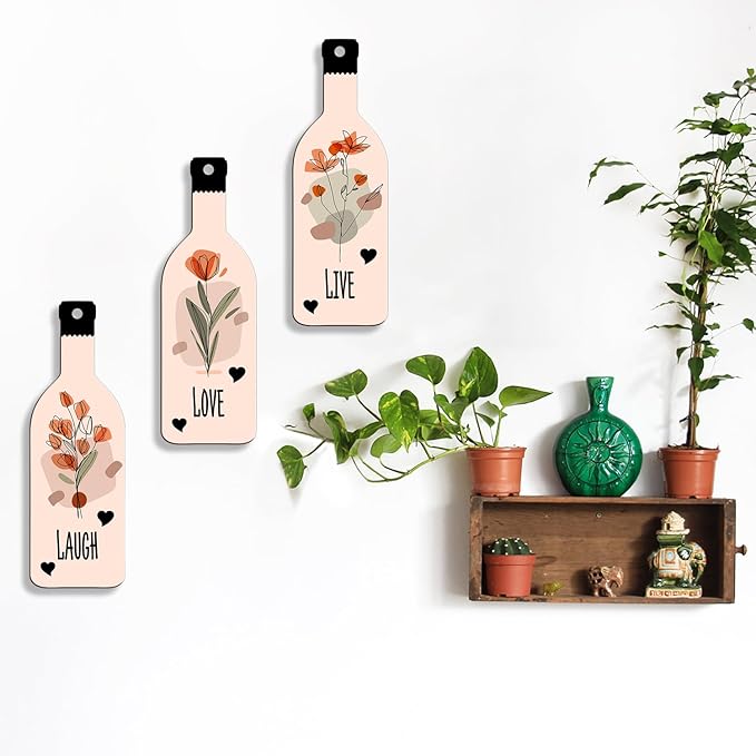 Sehaz Artworks Wood Decoration Items for Living Room Decorative Items for Home Wall Decoration