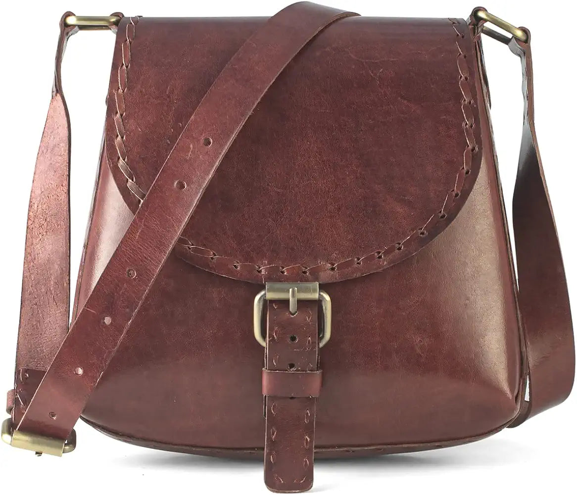 Goatter Genuine Leather Crossbody Sling Bag For Women's