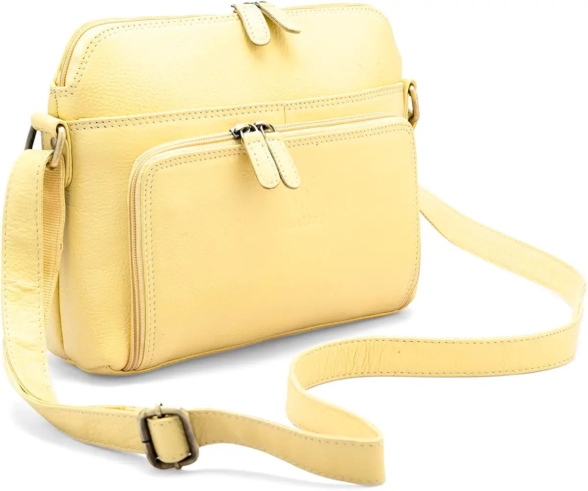 Goatter Genuine Leather Casual Sling Bag for Girls and Women