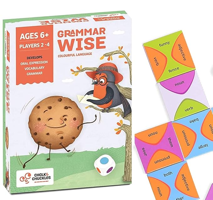 Chalk and Chuckles Kids Grammar Wise Game | Age 6 to 9 Years Old | Learning & Educational Game
