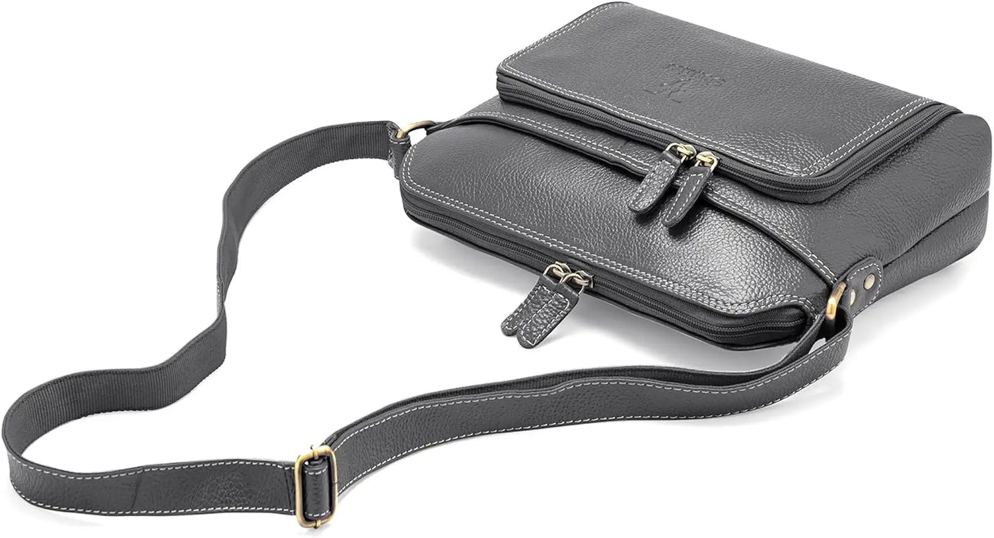 Goatter Genuine Leather Casual Sling Bag for Girls and Women