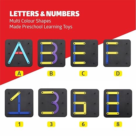Zudo Toys Alpha Numeric Puzzle Alphabet Construction Puzzle Toys For Kids