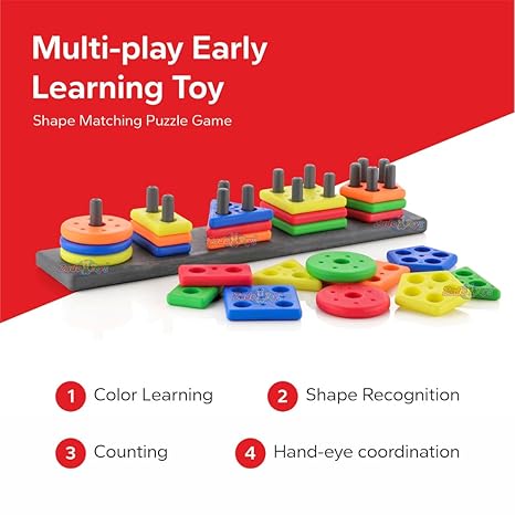 Zudo Toys Intellectual Smart Activity Fun And Learning Geometrics