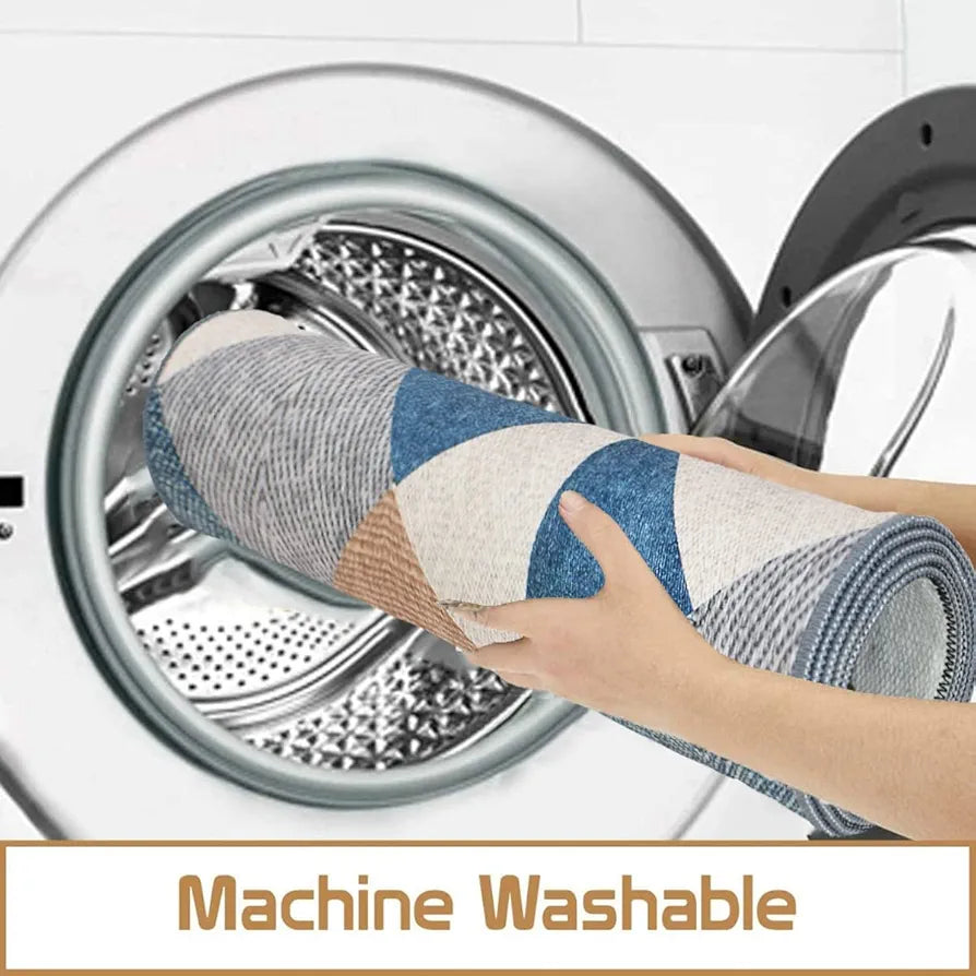 ishro home 3D Jet Multi Printed Carpet Rug Runner and Carpets for Bedroom Colour Crystals 4x6 Feet