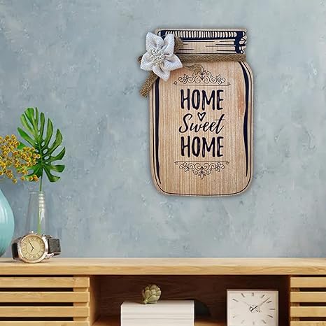 Sehaz Artworks Wooden Jar Wall Hangings Home Décor Items Home Decoration Items - Jar-0003