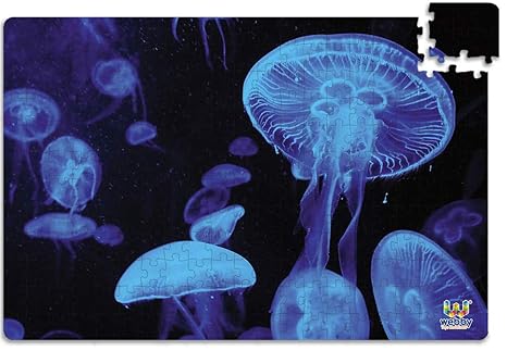 Webby Kids Illuminated Jellyfishes Jigsaw Puzzle 252 Pieces