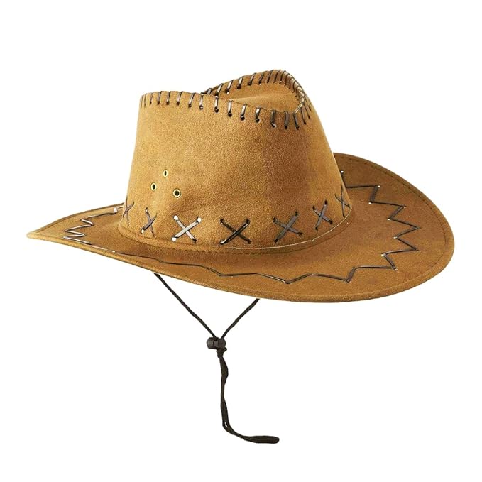 Wanna Party Brown Cowboy Hat
