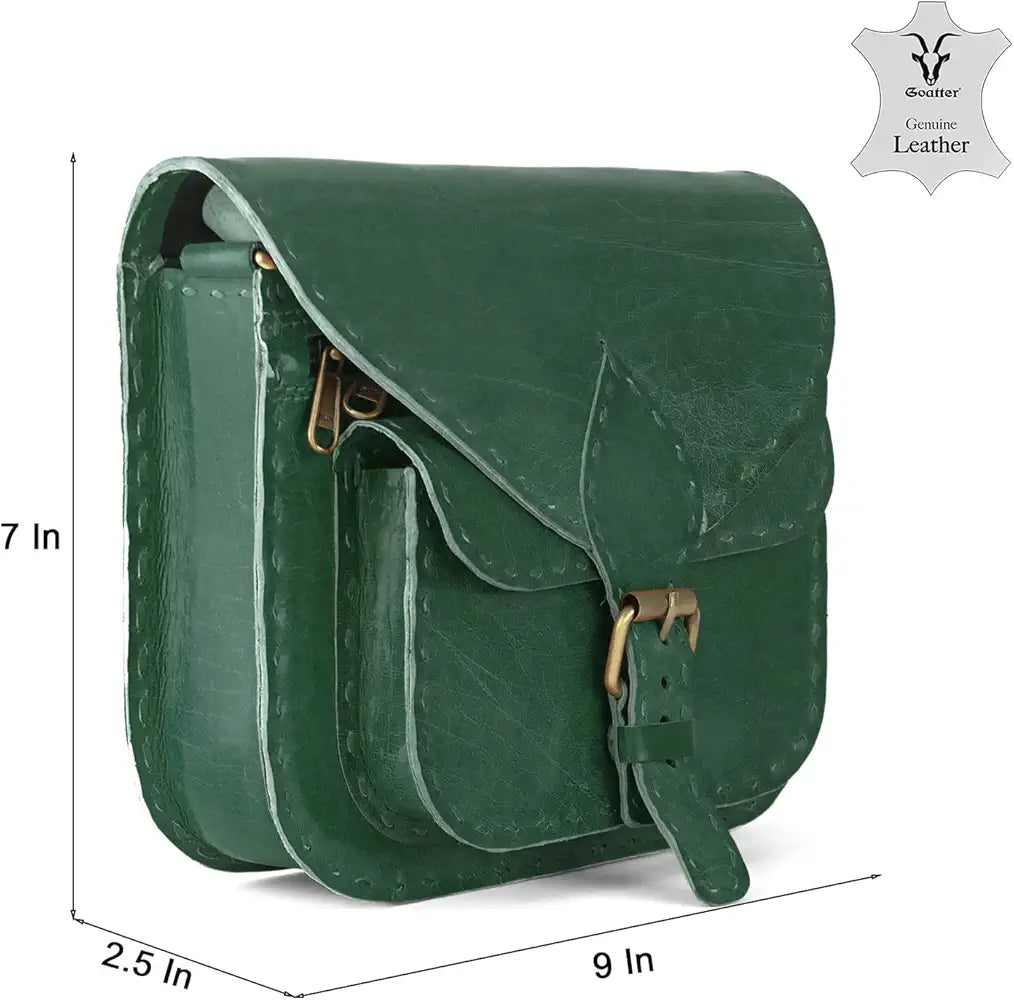 Goatter Genuine Leather Crossbody Sling Bag For Women