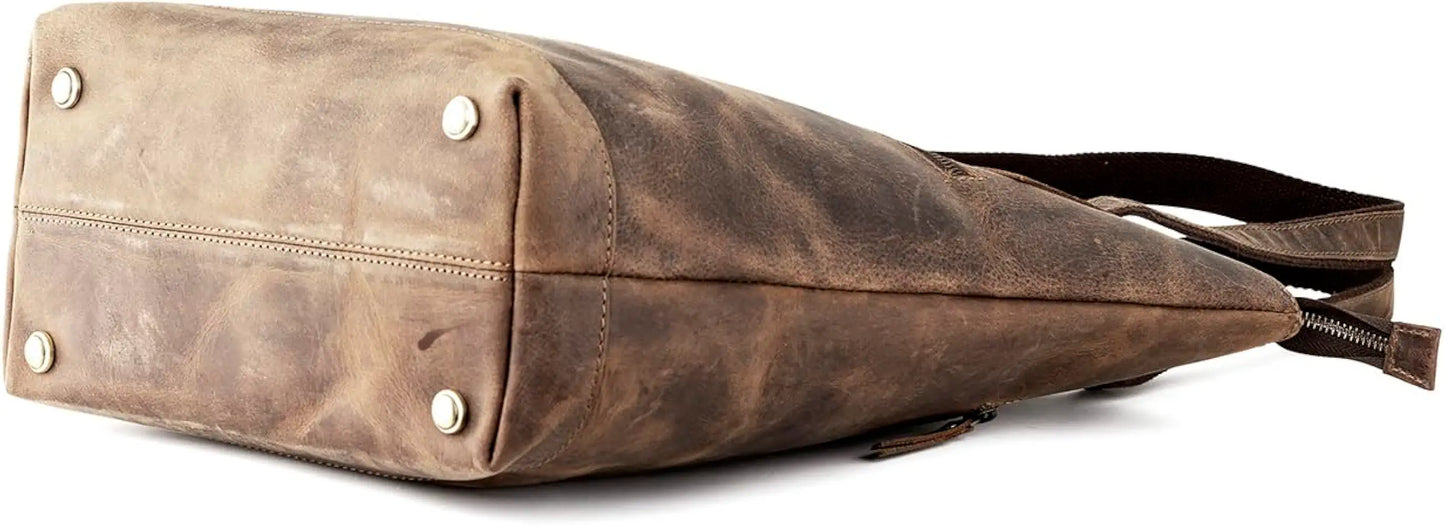 Goatter Genuine Leather Handbags For Working Women,