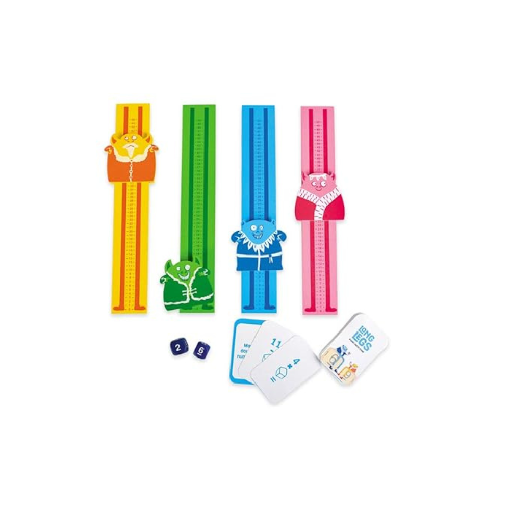 Chalk and Chuckles Long Legs Addition and Subtraction Maths Fun Educational Stem Game for Kids