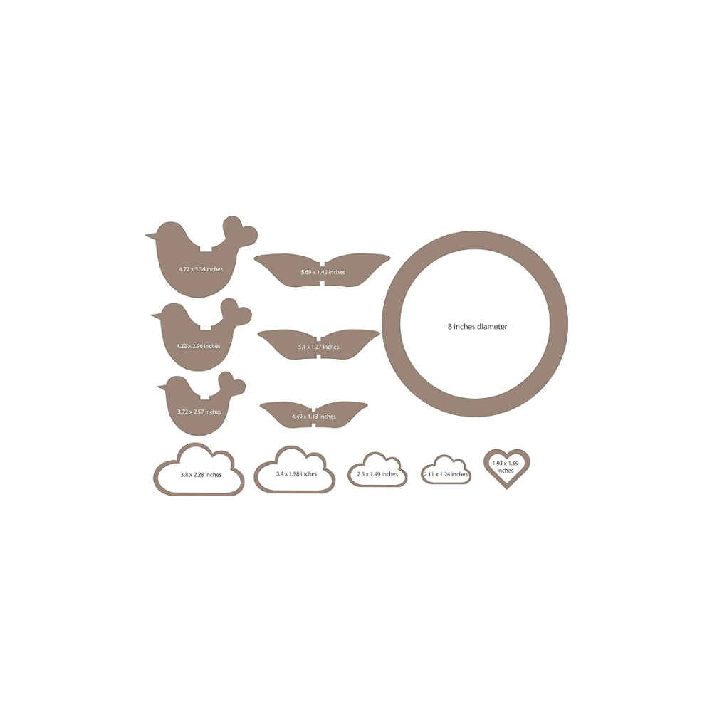 Chalk and Chuckles Art & Craft Kit for Kids - Make Your Own Bird Hanging | Age 8-14 | Diy Kit