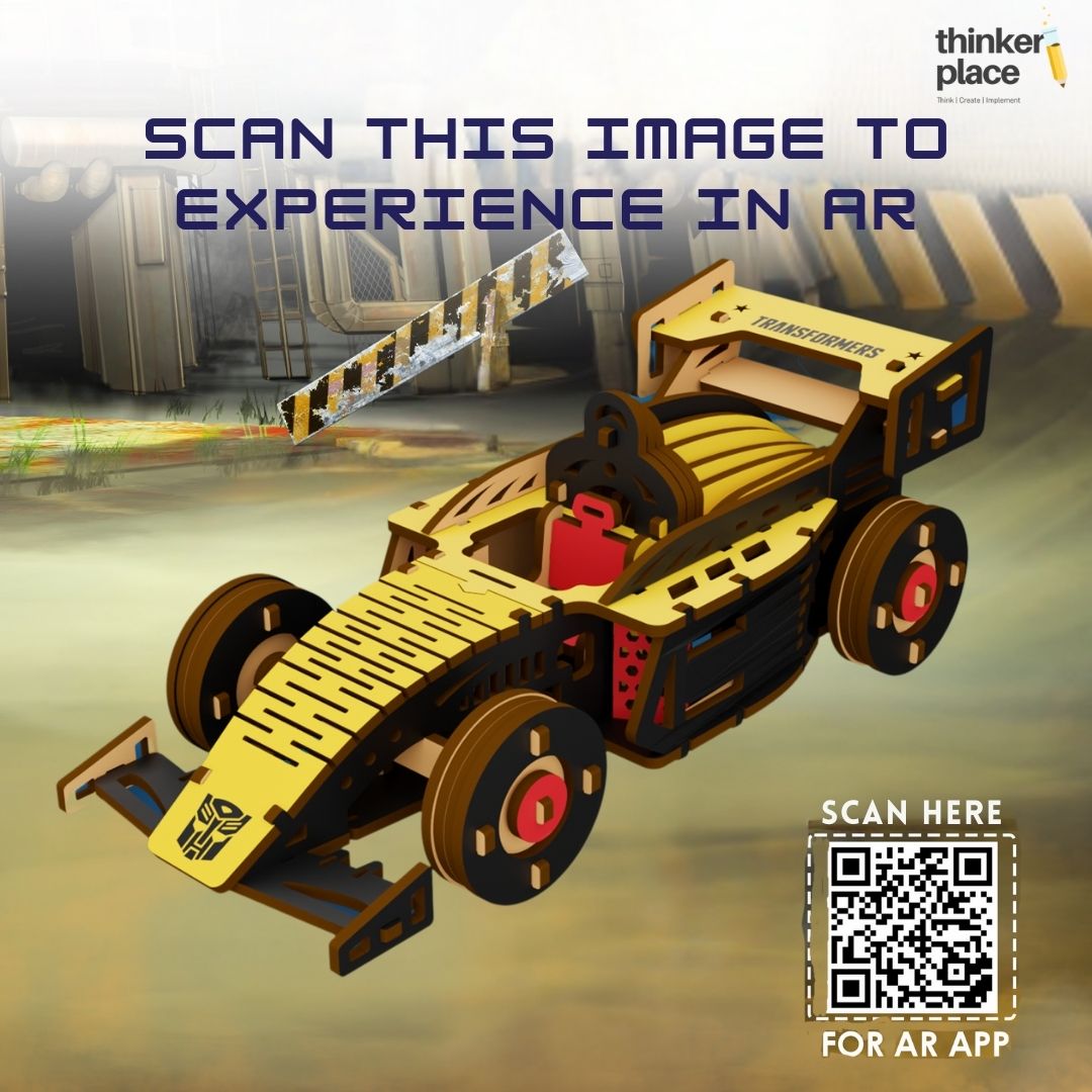Transformers Bumblebee DIY Race Car- Learn about Velocity