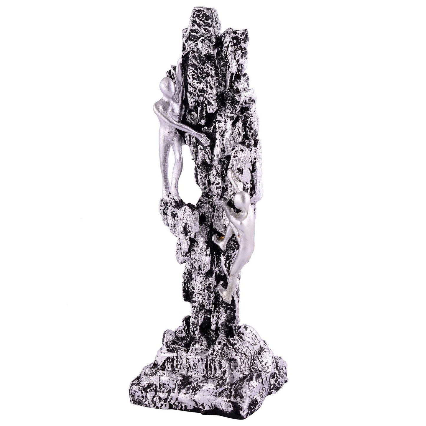 Men Sitting on Ball Showpiece for Home Decor Showpiece, Atlas Sculpture for Office Table Décor multicolour