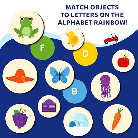 Skillmatics Magnetic Matching Activity The Alphabet Rainbow Preschool Learning Toy